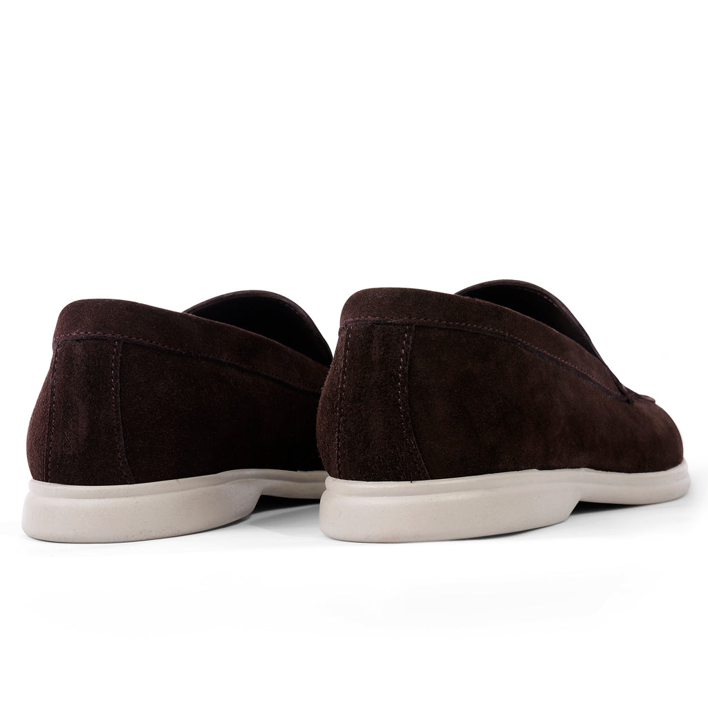 Jasper Suede Summer Loafers - Brown